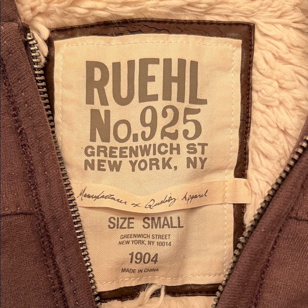 Ruehl No.925 Brown Teddy Jacket - Picture 2 of 4